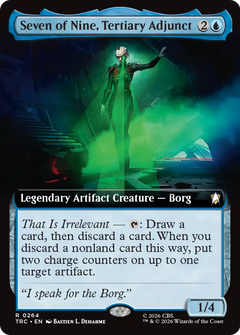 Seven of Nine, Tertiary Adjunct (0264) (Extended Art) (TRC)