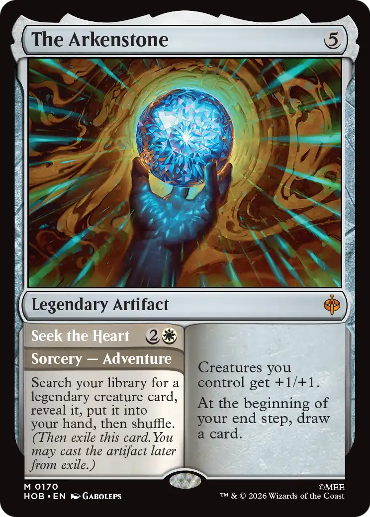 The Arkenstone // Seek the Heart (0170) (HOB) - Foil