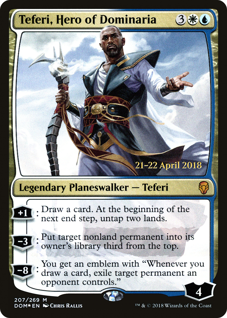 Teferi, Hero of Dominaria (207) (Prerelease) - Foil
