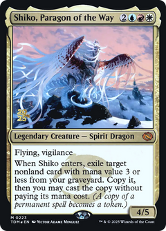 Shiko, Paragon of the Way (0223) (Prerelease) (PTDM) - Foil