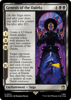 Genesis of the Daleks (0674) - Surge Foil