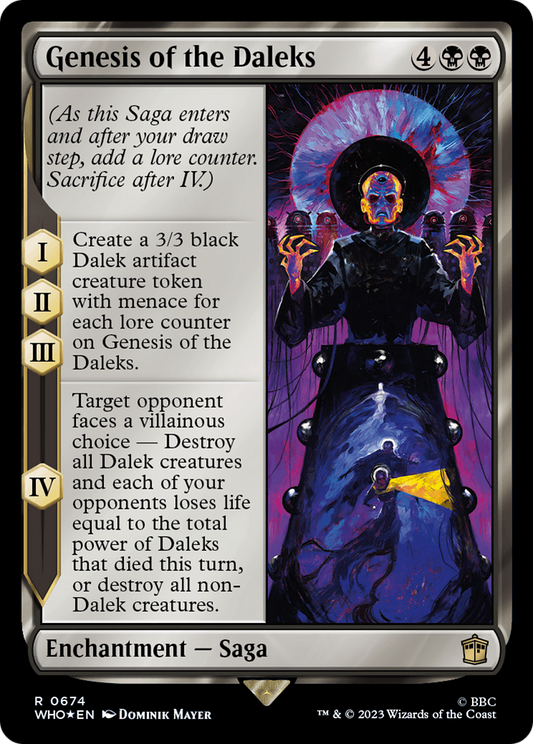 Genesis of the Daleks (0674) - Surge Foil