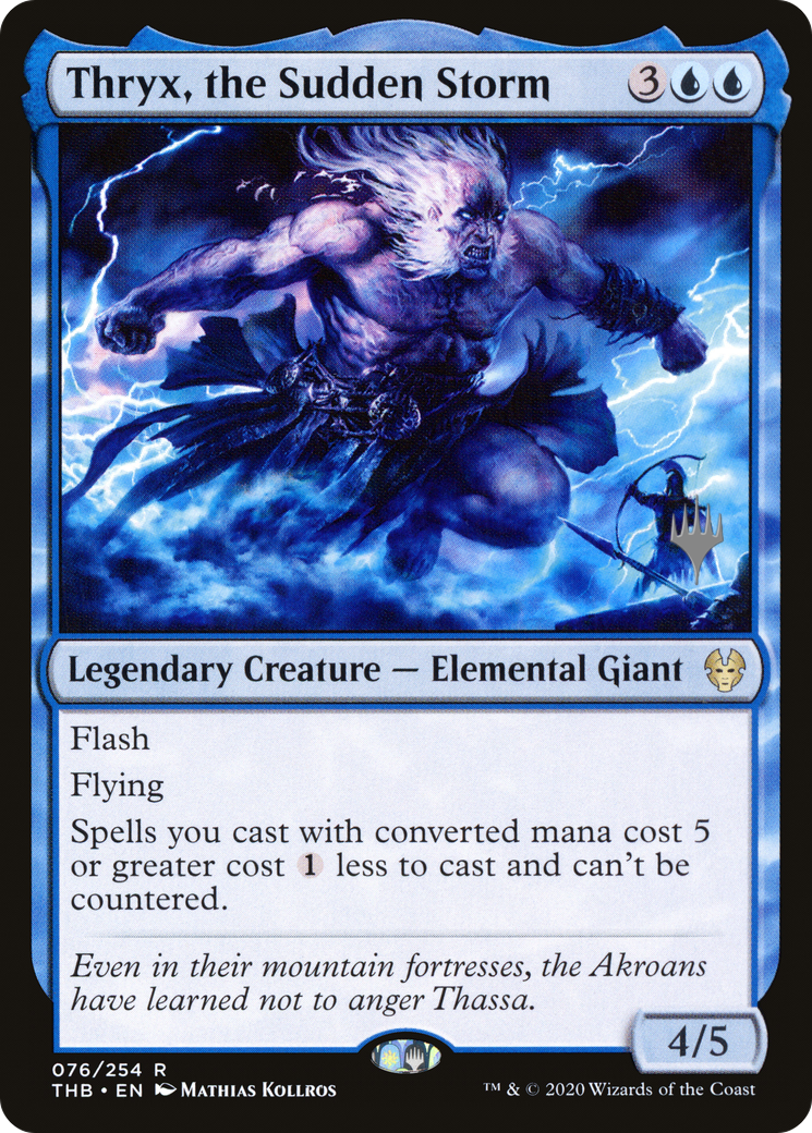 Thryx, the Sudden Storm (076) (Promo Pack) - Foil