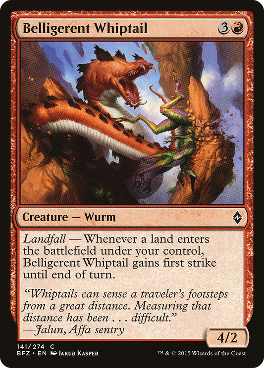 Belligerent Whiptail - Foil