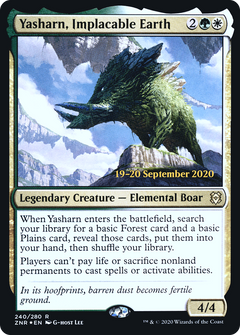 Yasharn, Implacable Earth (240) (Prerelease) - Foil