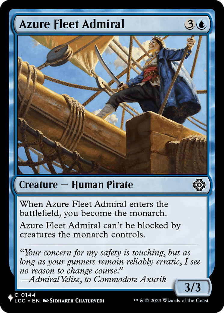 Azure Fleet Admiral (LCC-144) (PLST)
