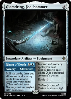 Glamdring, Foe-hammer // Gleam of Death (HOB) - Foil