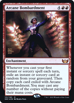 Arcane Bombardment (101) (Prerelease) (PSNC) - Foil