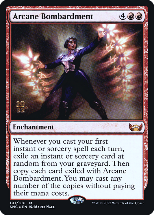 Arcane Bombardment (101) (Prerelease) (PSNC) - Foil