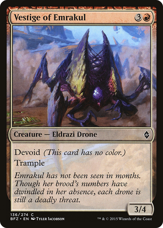 Vestige of Emrakul - Foil