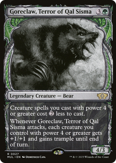 Goreclaw, Terror of Qal Sisma (0027) (Showcase) - Foil