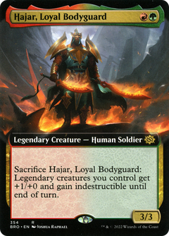 Hajar, Loyal Bodyguard (354) (Extended Art) - Foil