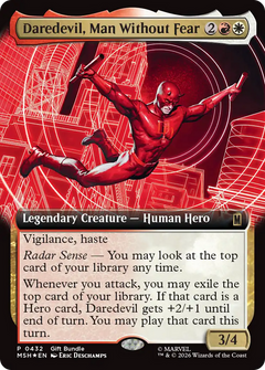 Daredevil, Man Without Fear (0432) (Extended Art) (MSH) - Foil