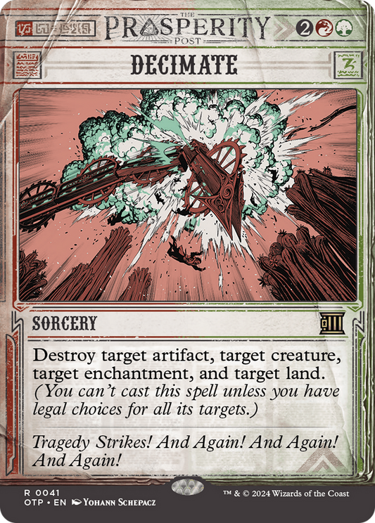 Decimate (0041) (Showcase) - Foil