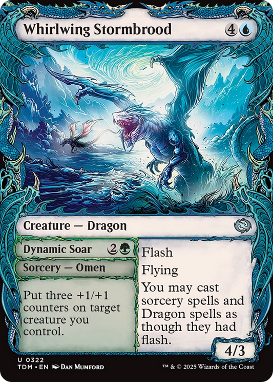 Whirlwing Stormbrood // Dynamic Soar (0322) (Showcase) - Foil