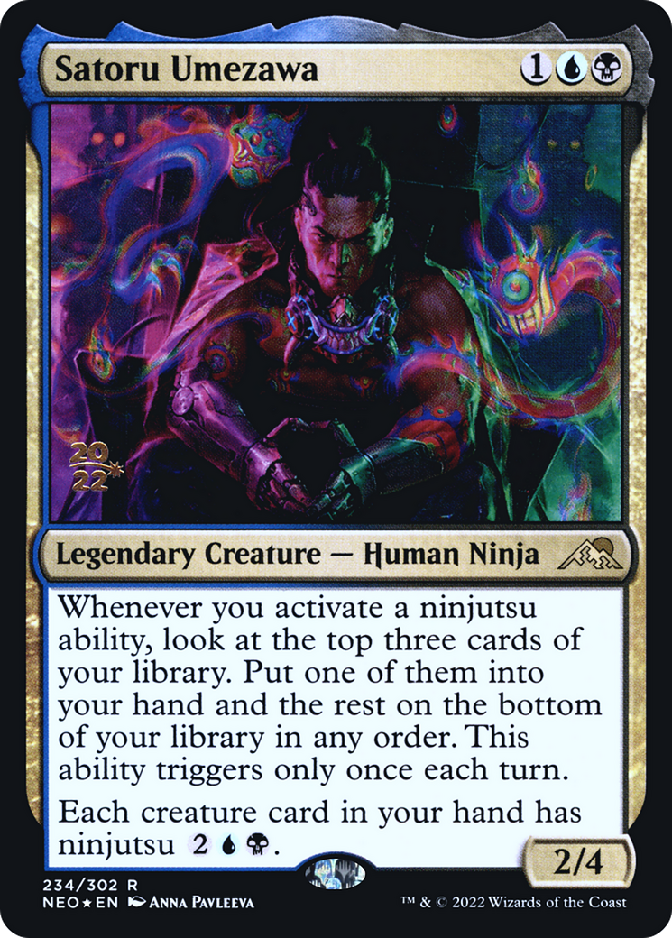 Satoru Umezawa (234) (Prerelease) - Foil