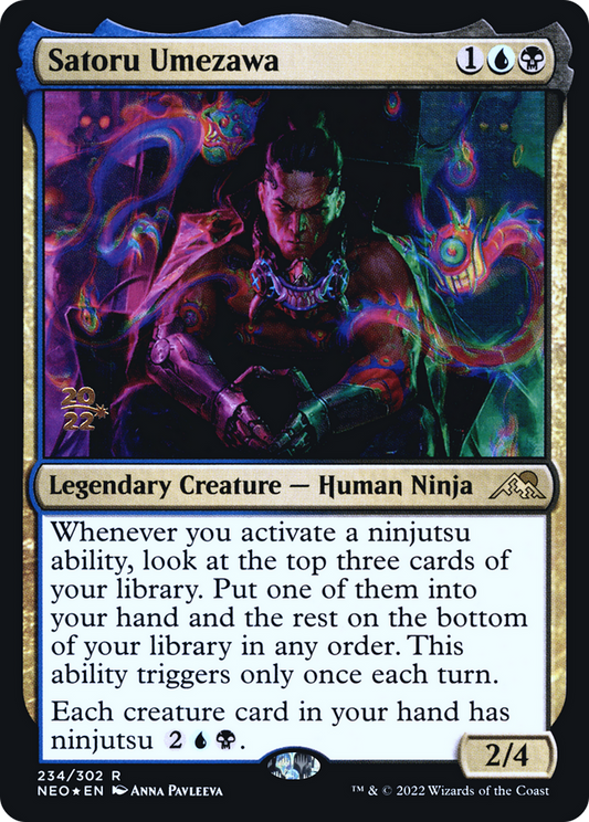 Satoru Umezawa (234) (Prerelease) - Foil