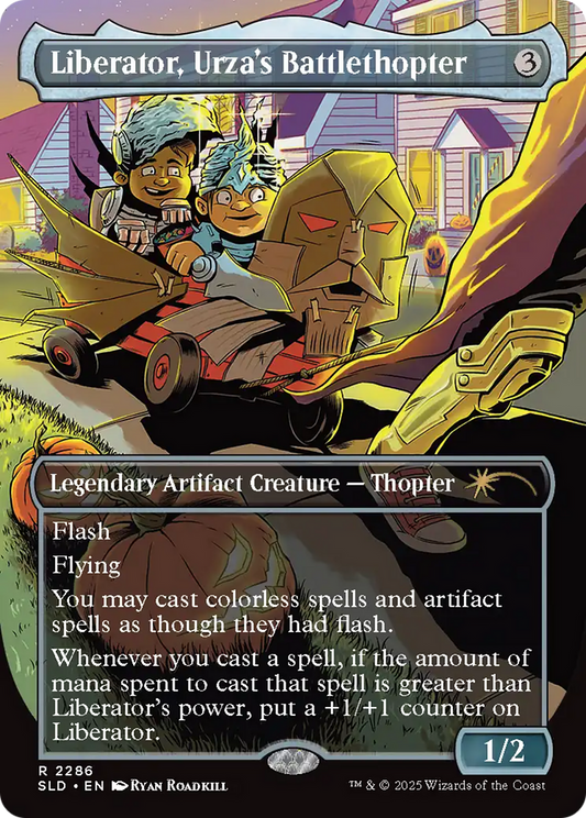 Liberator, Urza's Battlethopter (2286) (Borderless) - Foil sld