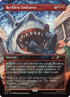 Reckless Endeavor (2177) (Borderless) - Rainbow Foil sld