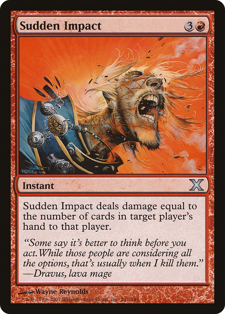 Sudden Impact - Foil
