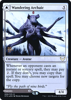 Wandering Archaic // Explore the Vastlands (006) (Prerelease) (PSTX) - Foil