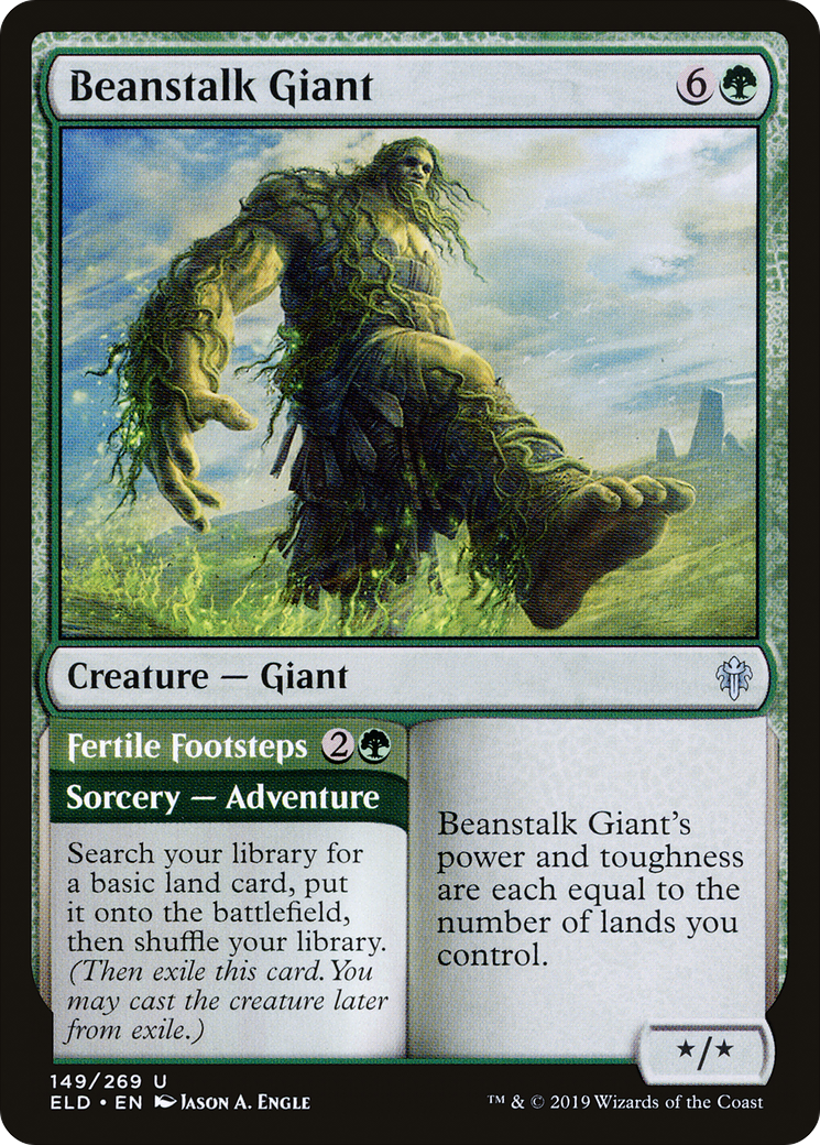 Beanstalk Giant // Fertile Footsteps - Foil