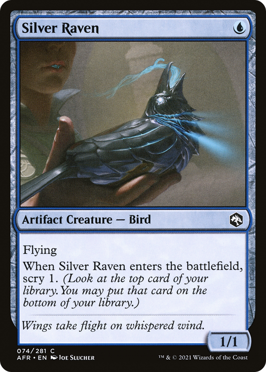 Silver Raven - Foil