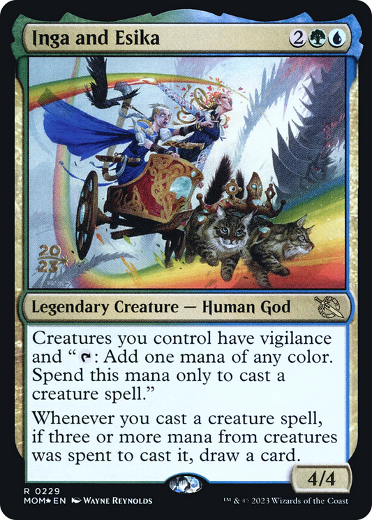 Inga and Esika (0229) (Prerelease) - Foil