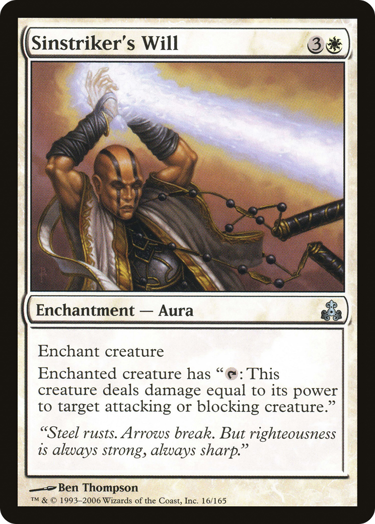 Sinstriker's Will - Foil