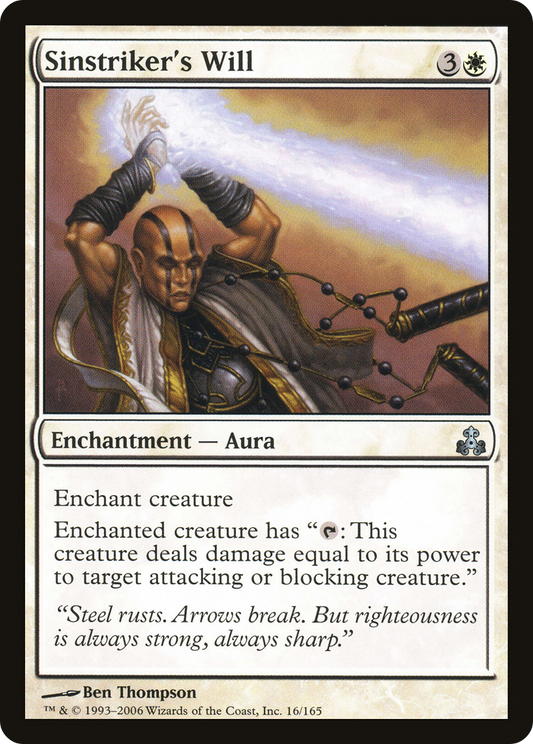 Sinstriker's Will - Foil