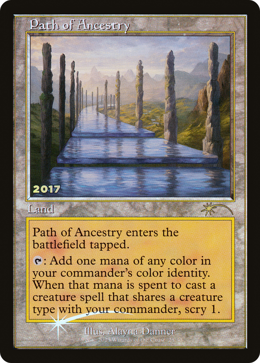 Path of Ancestry (025) (2017) (Retro Frame) - Foil