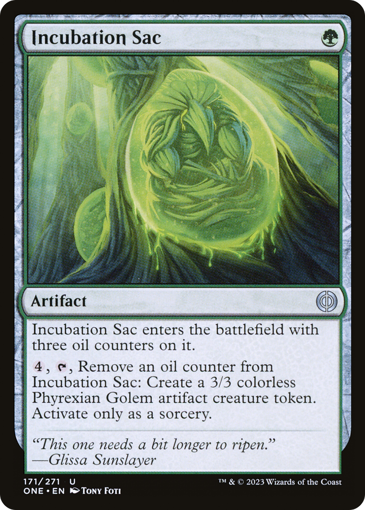 Incubation Sac - Foil