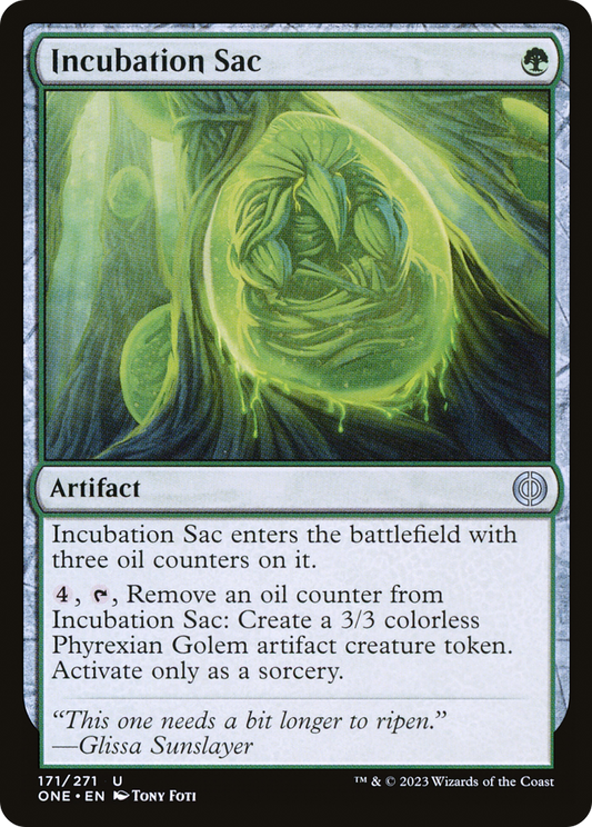 Incubation Sac - Foil