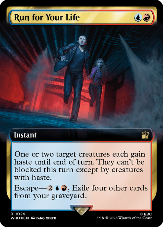 Run for Your Life (1029) (Extended Art) - Surge Foil