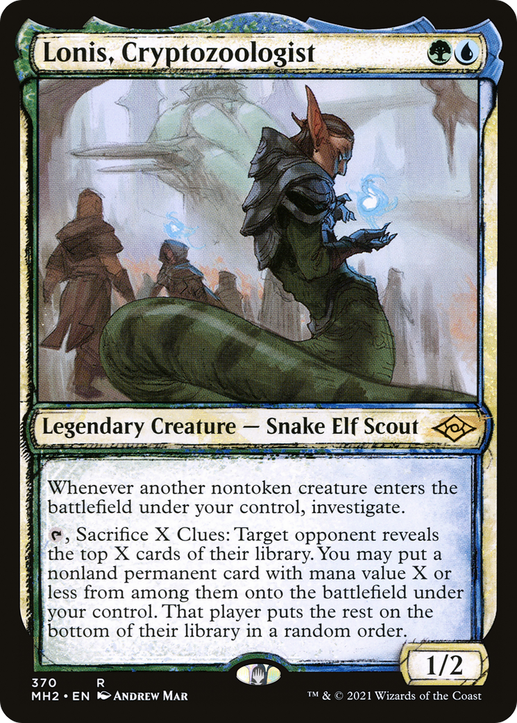 Lonis, Cryptozoologist (370) (Showcase) - Foil