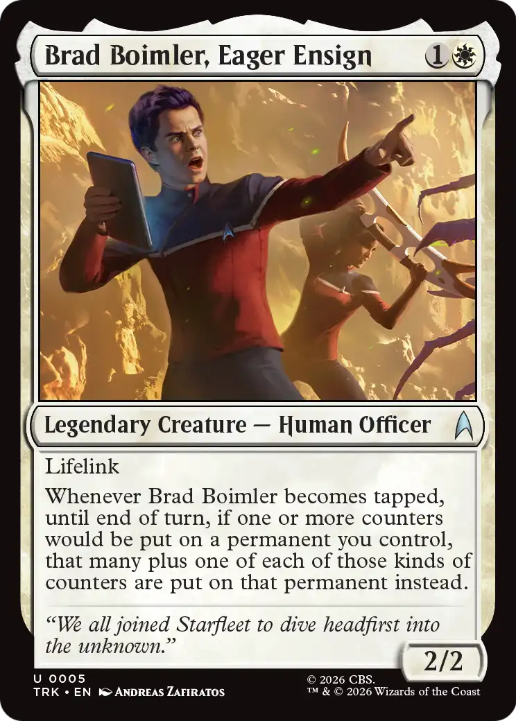 Brad Boimler, Eager Ensign (TRK) - Foil
