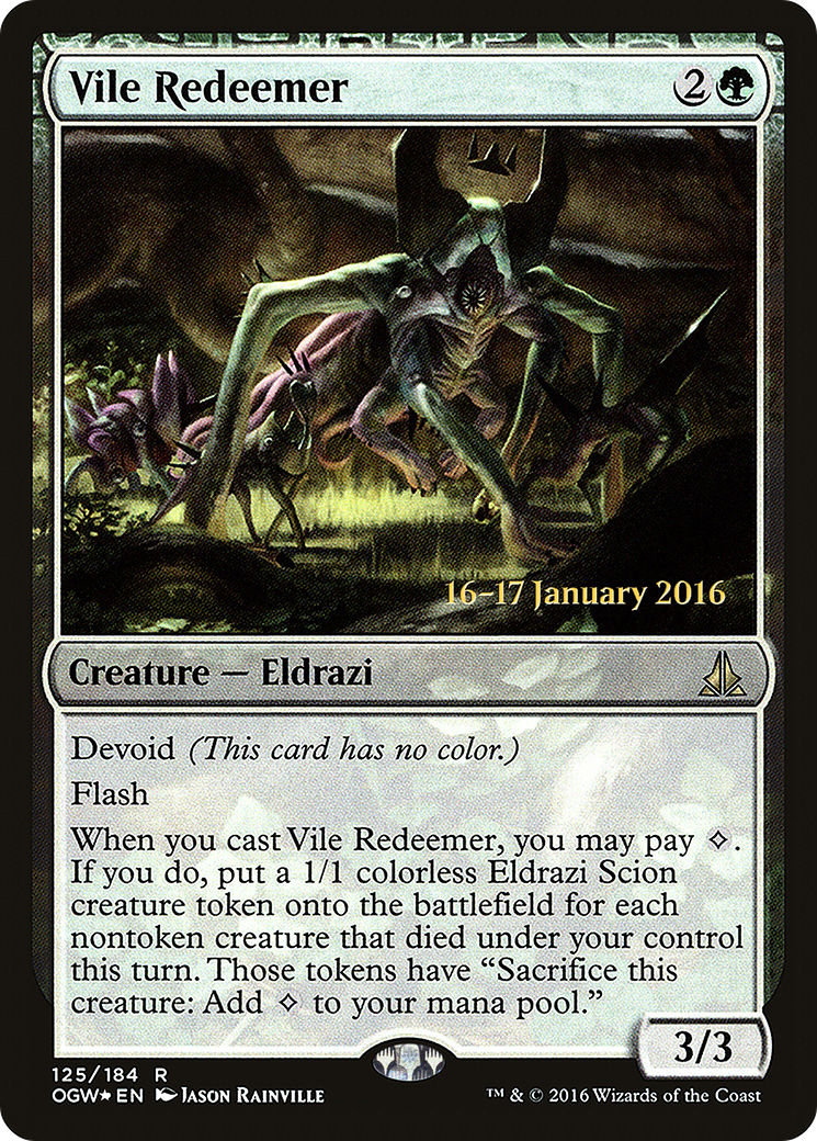 Vile Redeemer (125) (Prerelease) - Foil