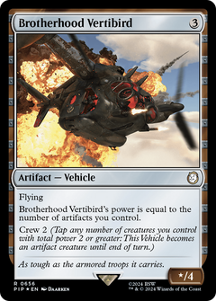 Brotherhood Vertibird (0656) - Surge Foil