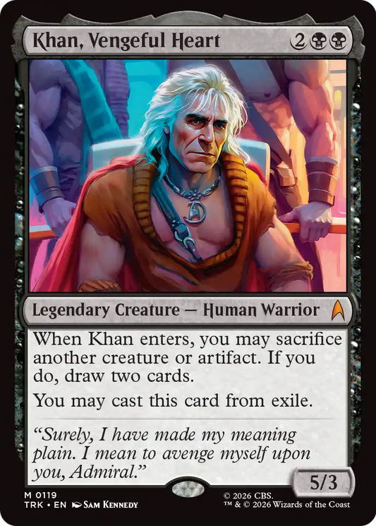 Khan, Vengeful Heart (TRK) - Foil