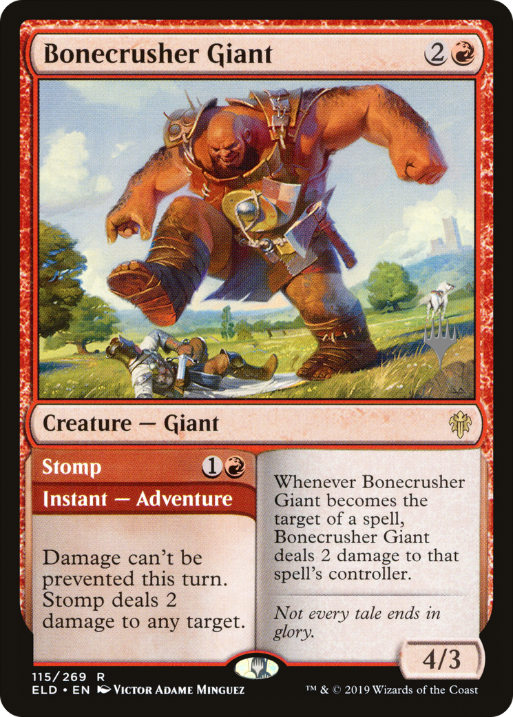 Bonecrusher Giant // Stomp (115) (Promo Pack) - Foil