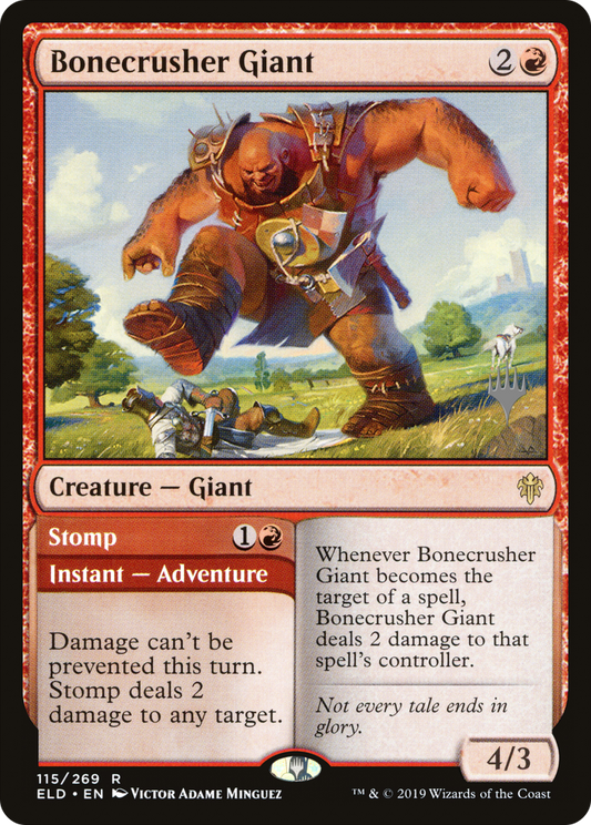 Bonecrusher Giant // Stomp (115) (Promo Pack) - Foil