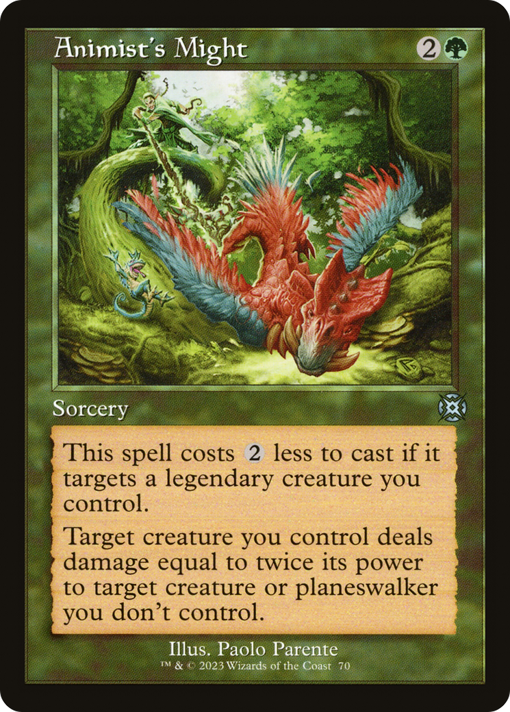 Animist's Might (0070) (Retro Frame)