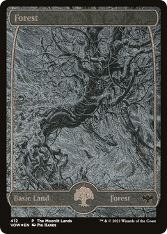 Forest (412) (The Moonlit Lands) - Silver Foil Etched
