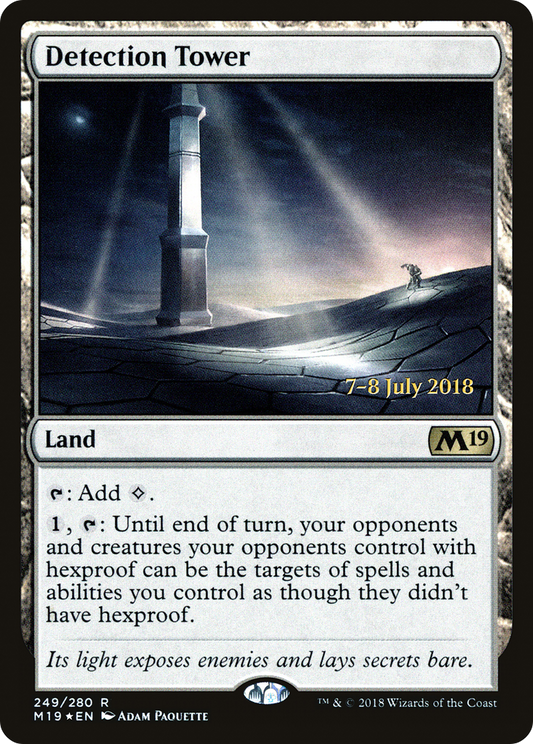 Detection Tower (249) (Prerelease) - Foil