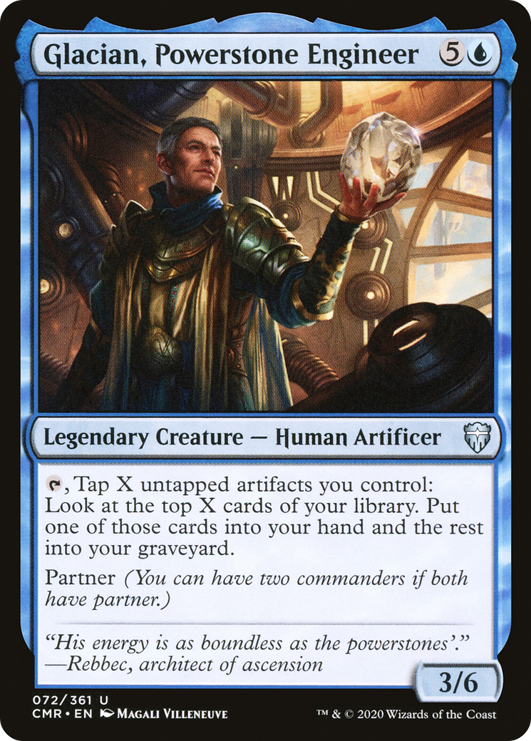 Glacian, Powerstone Engineer - Foil Etched