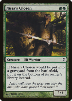 Nissa's Chosen - Foil