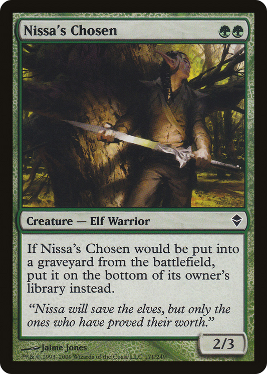 Nissa's Chosen - Foil