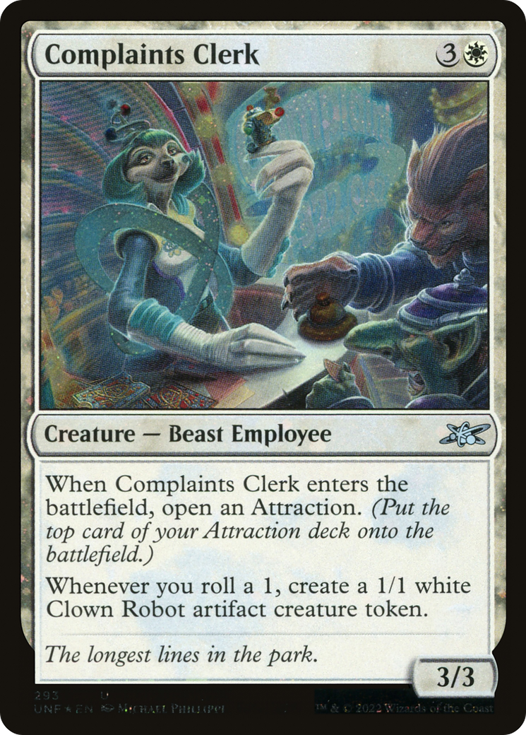 Complaints Clerk (293) - Galaxy Foil