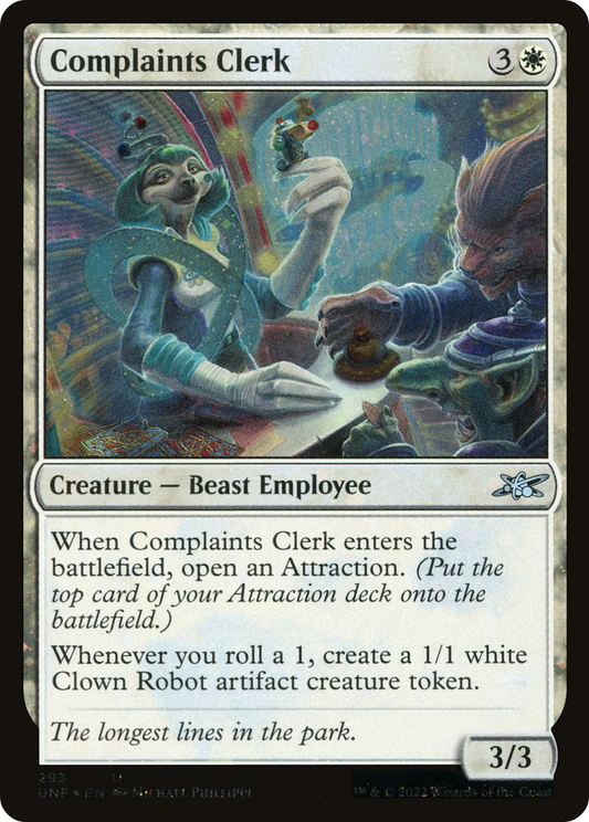 Complaints Clerk (293) - Galaxy Foil
