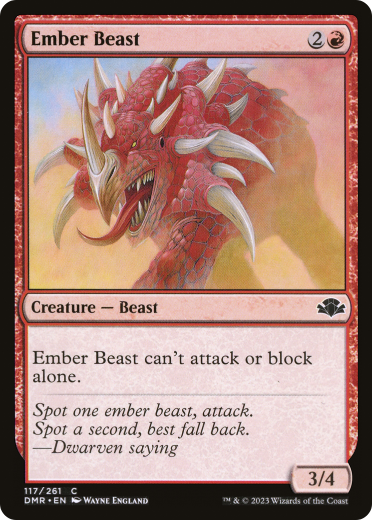 Ember Beast - Foil
